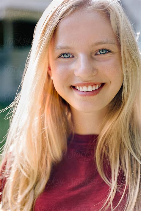 cute blonde teen|8,786 Happy Smiling Portrait Teenage Girl Blond Hair ...